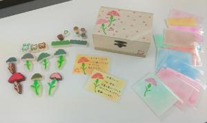 【母の日】移行余暇活動「消しゴムハンコでオリジナルボックスを作ろう」